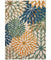 Aloha Tropical Rug Blue Green