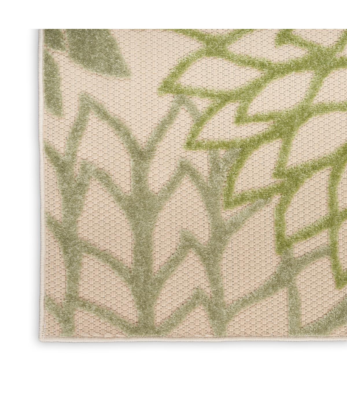  Nourison Aloha Tropical Rug Ivory Green - Ivory Green - Bonton