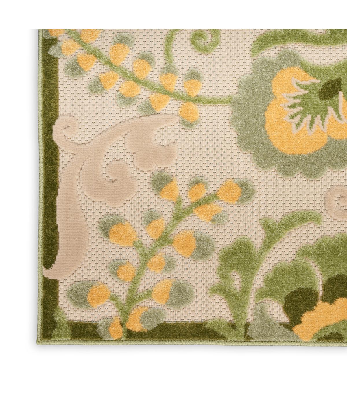  Nourison Aloha Outdoor Rug Ivory Green - Ivory Green - Bonton