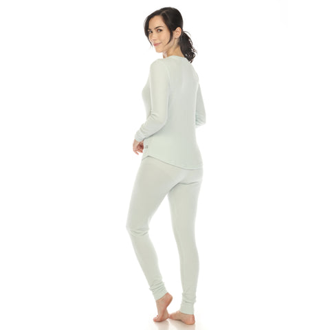 Women's Waffle Pajama Set