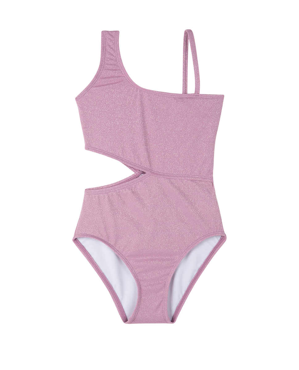  Gottex Kids Sparkles Side Cutout One Piece - Dusty Purple - Bonton