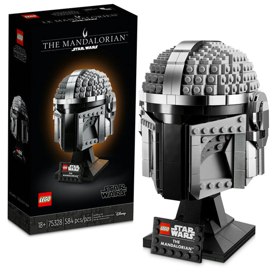 LEGO® Star Wars™ the Mandalorian™ Helmet 75328 Building Kit 584 Pieces