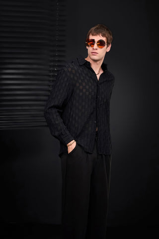 Solace Pleated Trousers BLACK