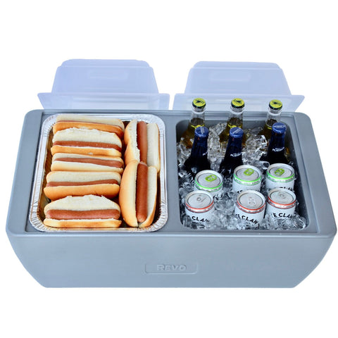 Dubler Party Cooler™ | Metallic Gray by Revo Coolers