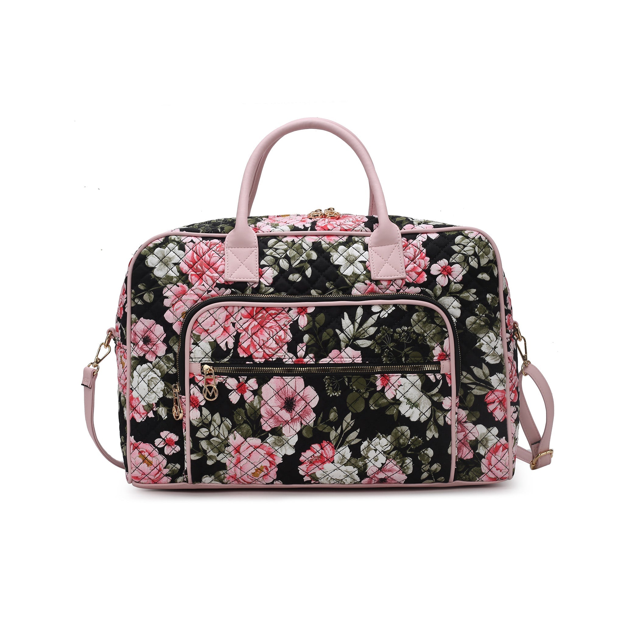  MKF Collection Jayla Weekender Bag - Floral Navy - Bonton