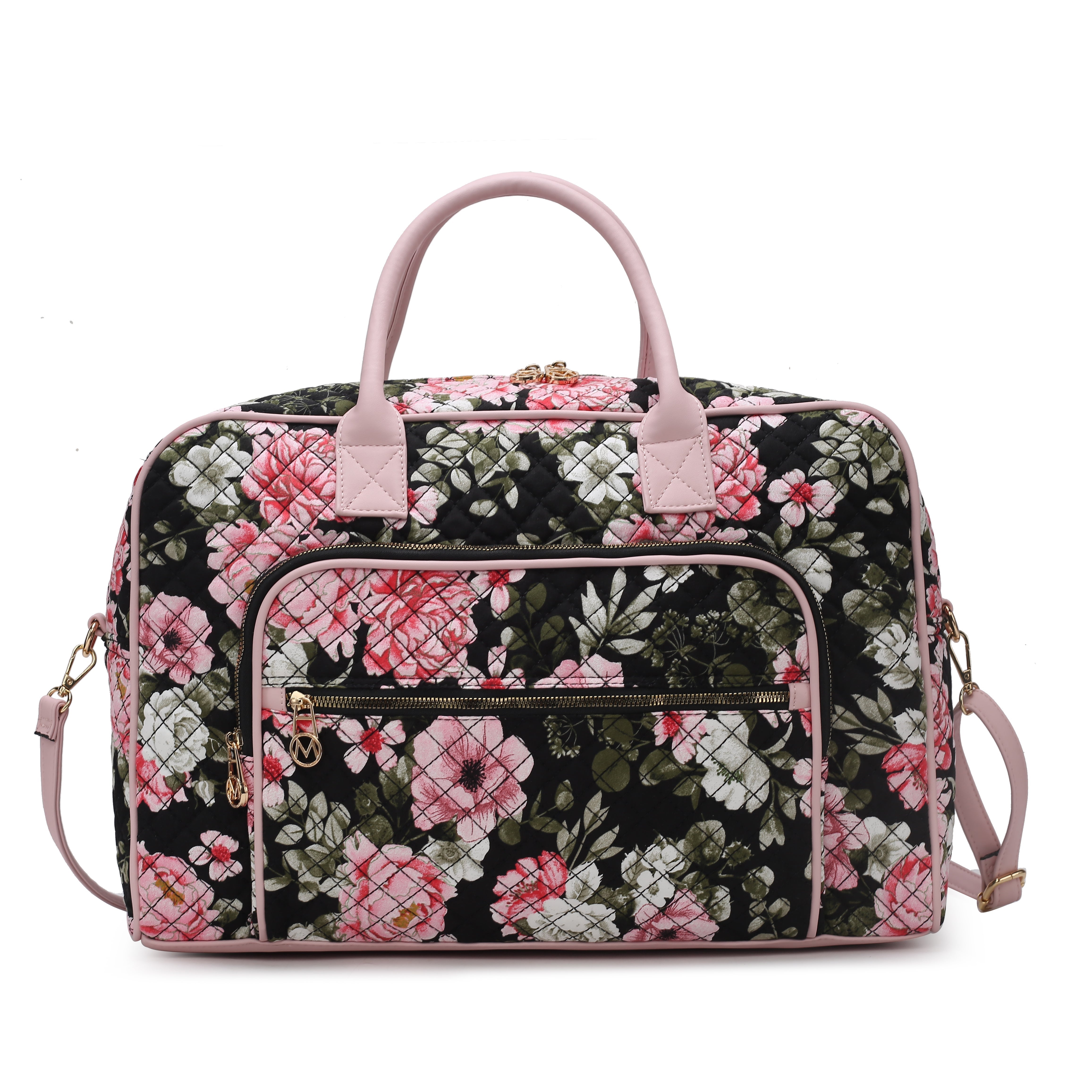  MKF Collection Jayla Weekender Bag - Floral Navy - Bonton