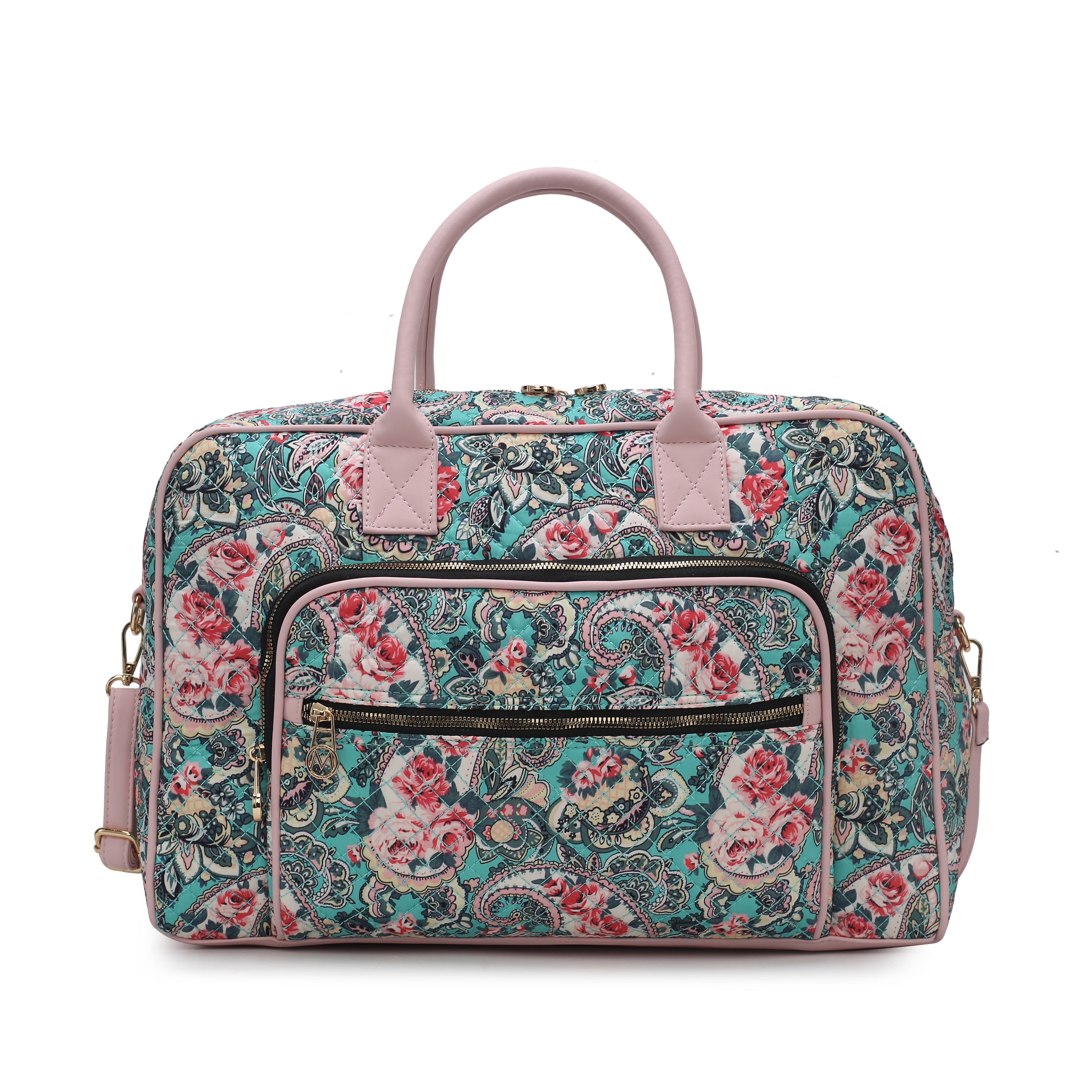  MKF Collection Jayla Weekender Bag - Floral Navy - Bonton