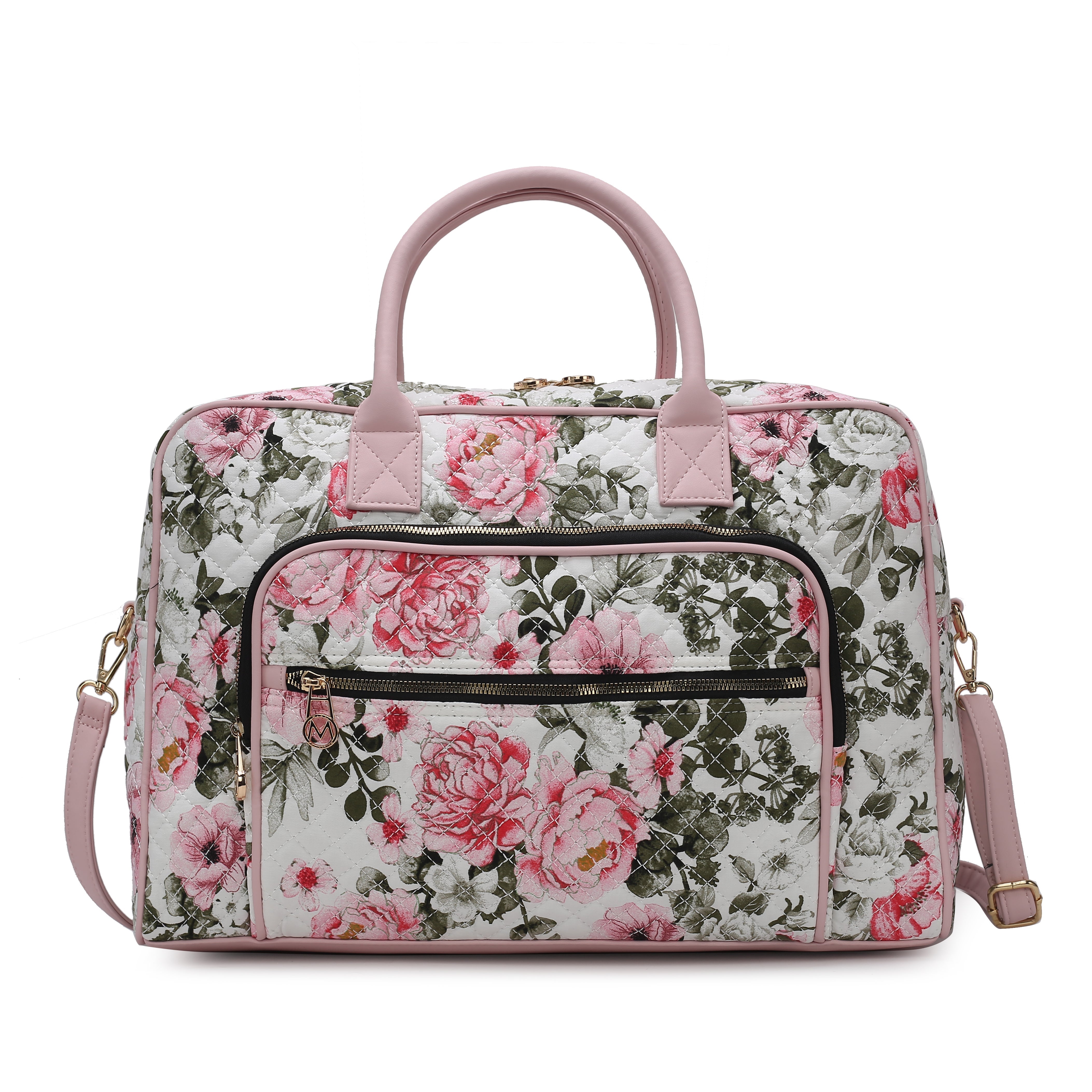  MKF Collection Jayla Weekender Bag - Floral Navy - Bonton