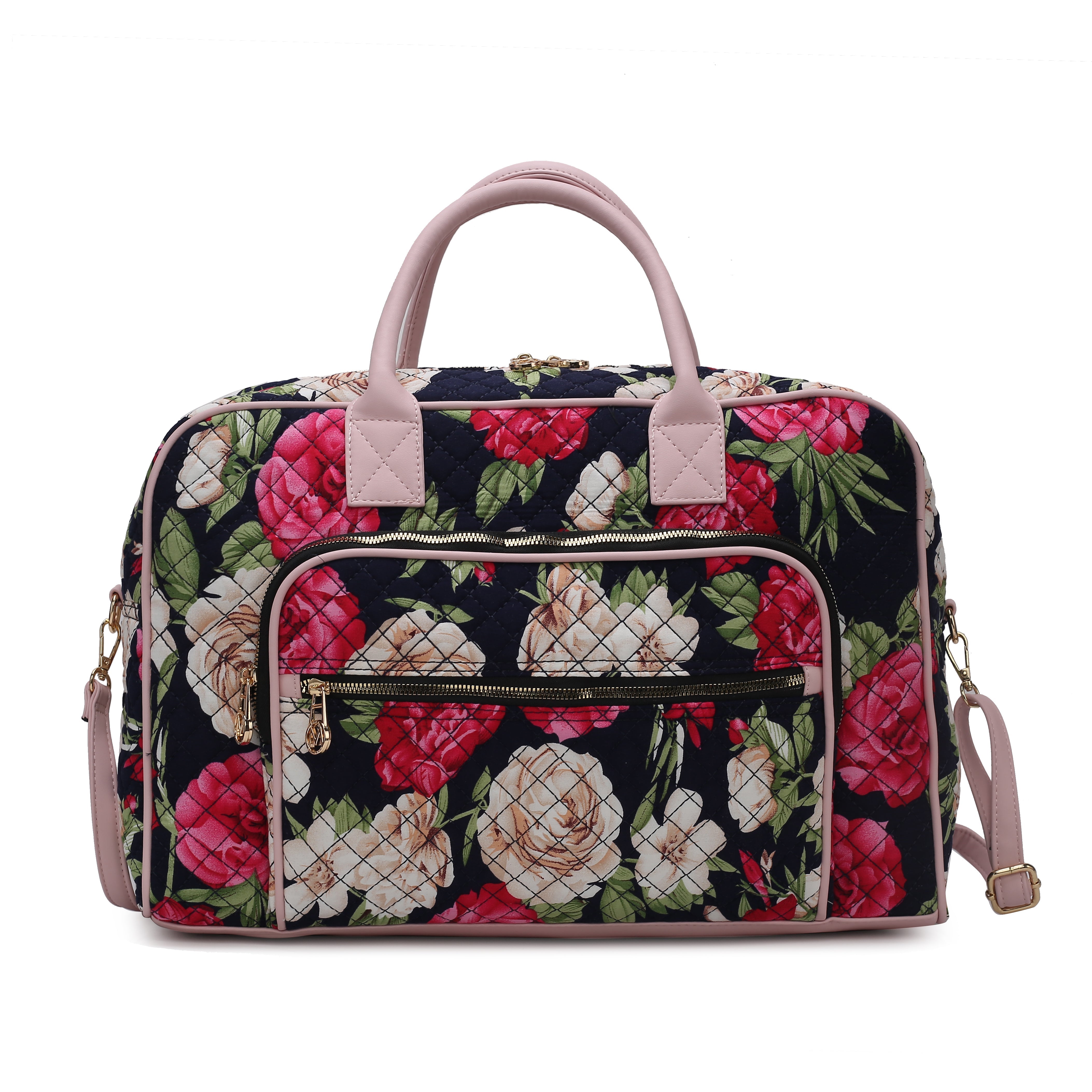  MKF Collection Jayla Weekender Bag - Floral Navy - Bonton