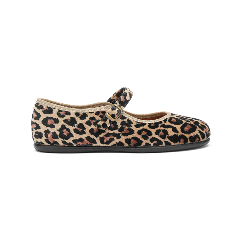  Childrenchic Classic Mary Janes in Animal Print - Multicolor - Bonton