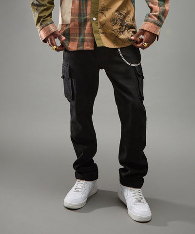 Workwear Cargo Pants - Black