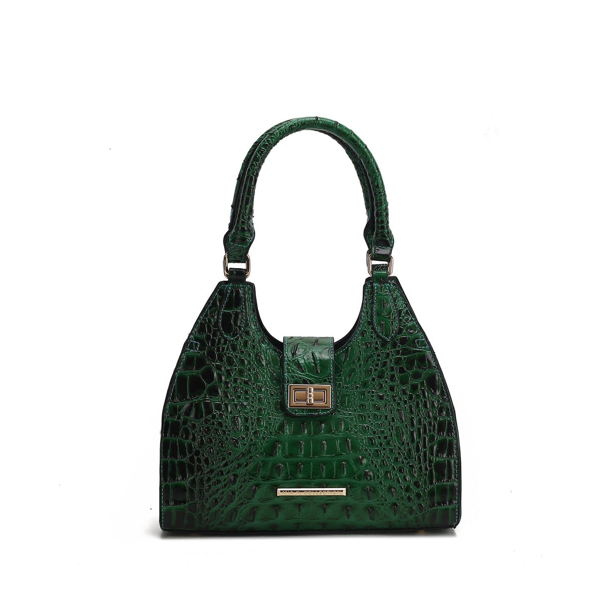  MKF Collection Ava Crocodile Tote Bag - Croco Cognac - Bonton