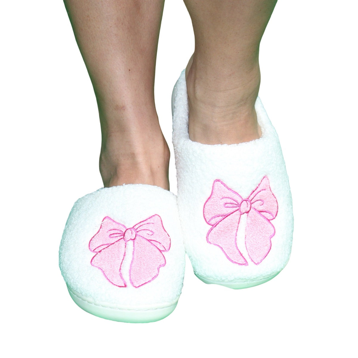  Lemonbella Christa Bow Slippers- Pink - Small 5/6 - Bonton