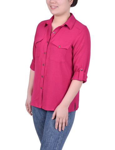 Roll Tab Blouse
