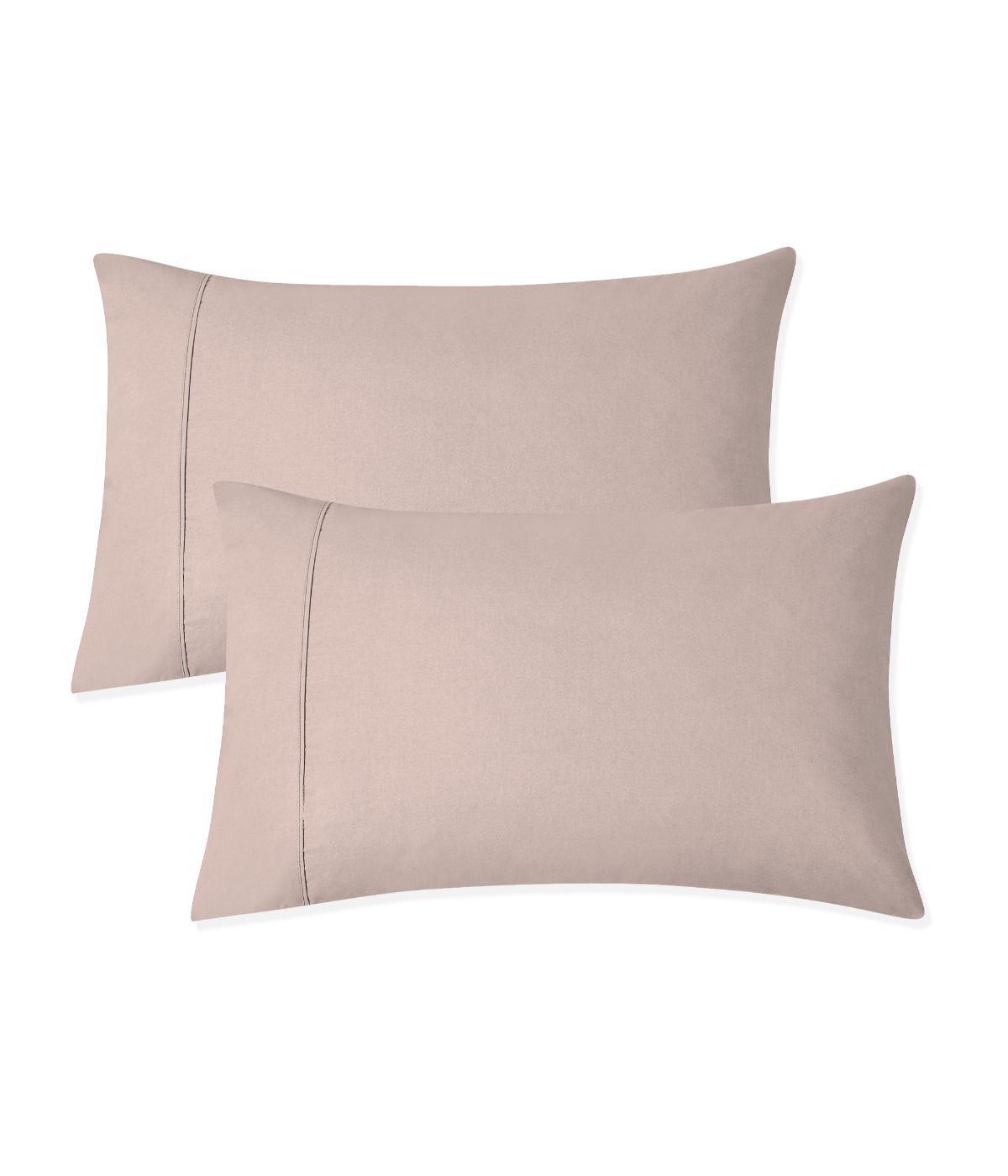  Purity Home Organic Cotton 300 Thread Count Percale Pillowcases Set of 2 Pale Pink - Pale Pink - Bonton