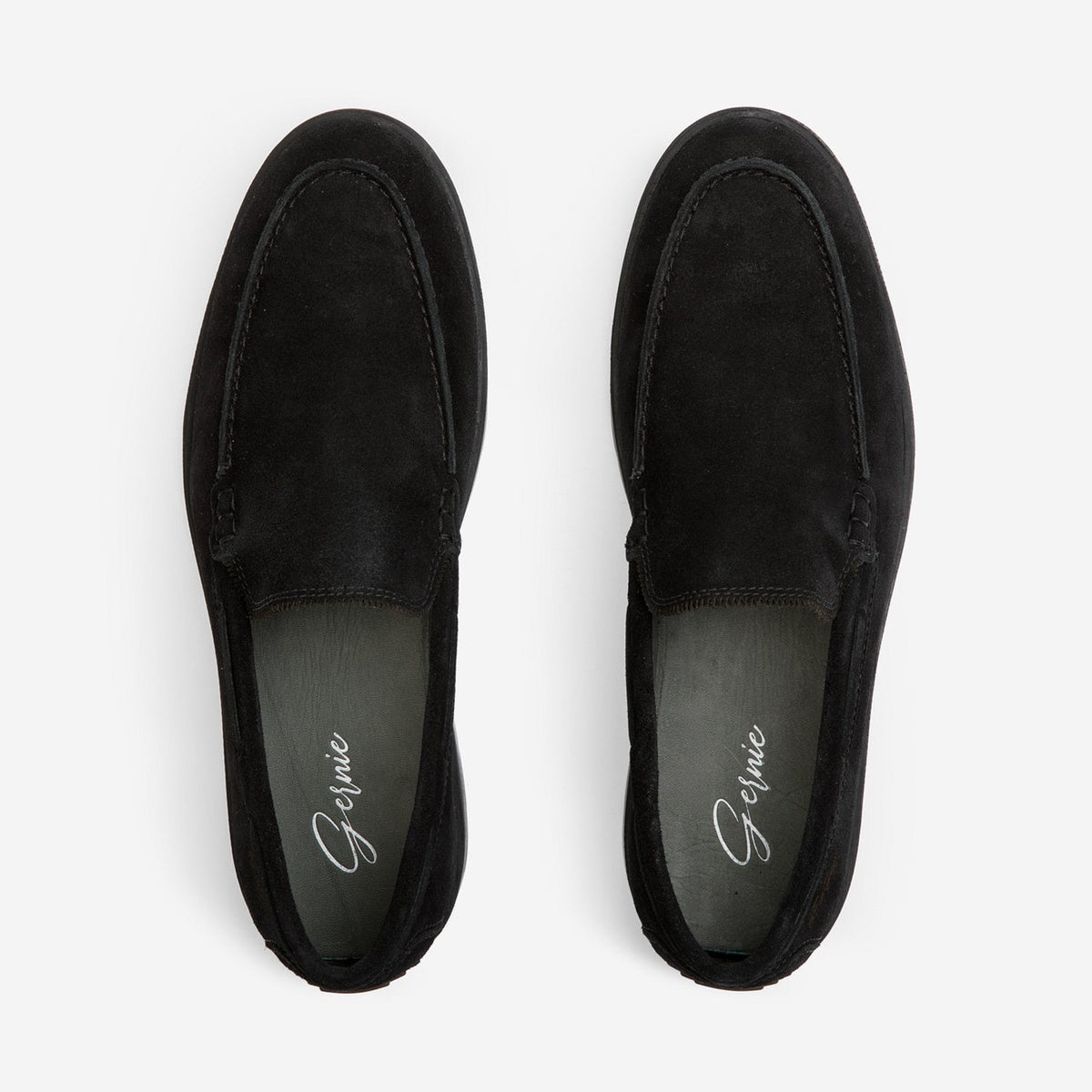  Gernie NYC 28's Venetian Leather Low Top Suede - Black Suede - Bonton