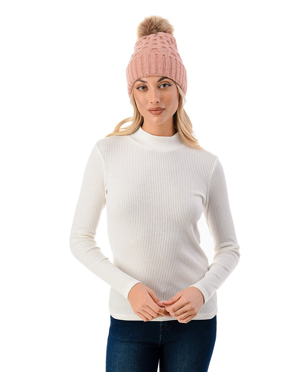  Marcus Adler The Kennedy Beanie - MAUVE - Bonton