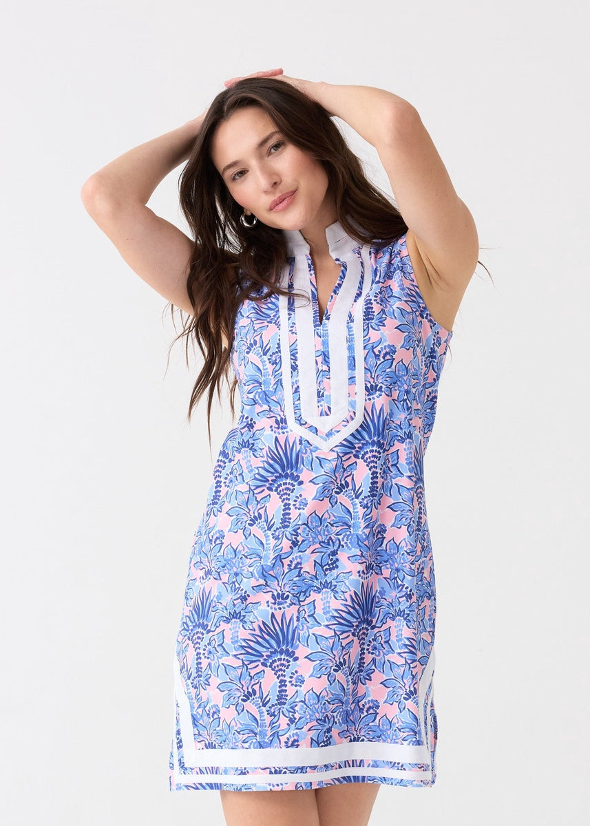  Cabana Life Palm Beach Sleeveless Tunic Dress - XS - Bonton