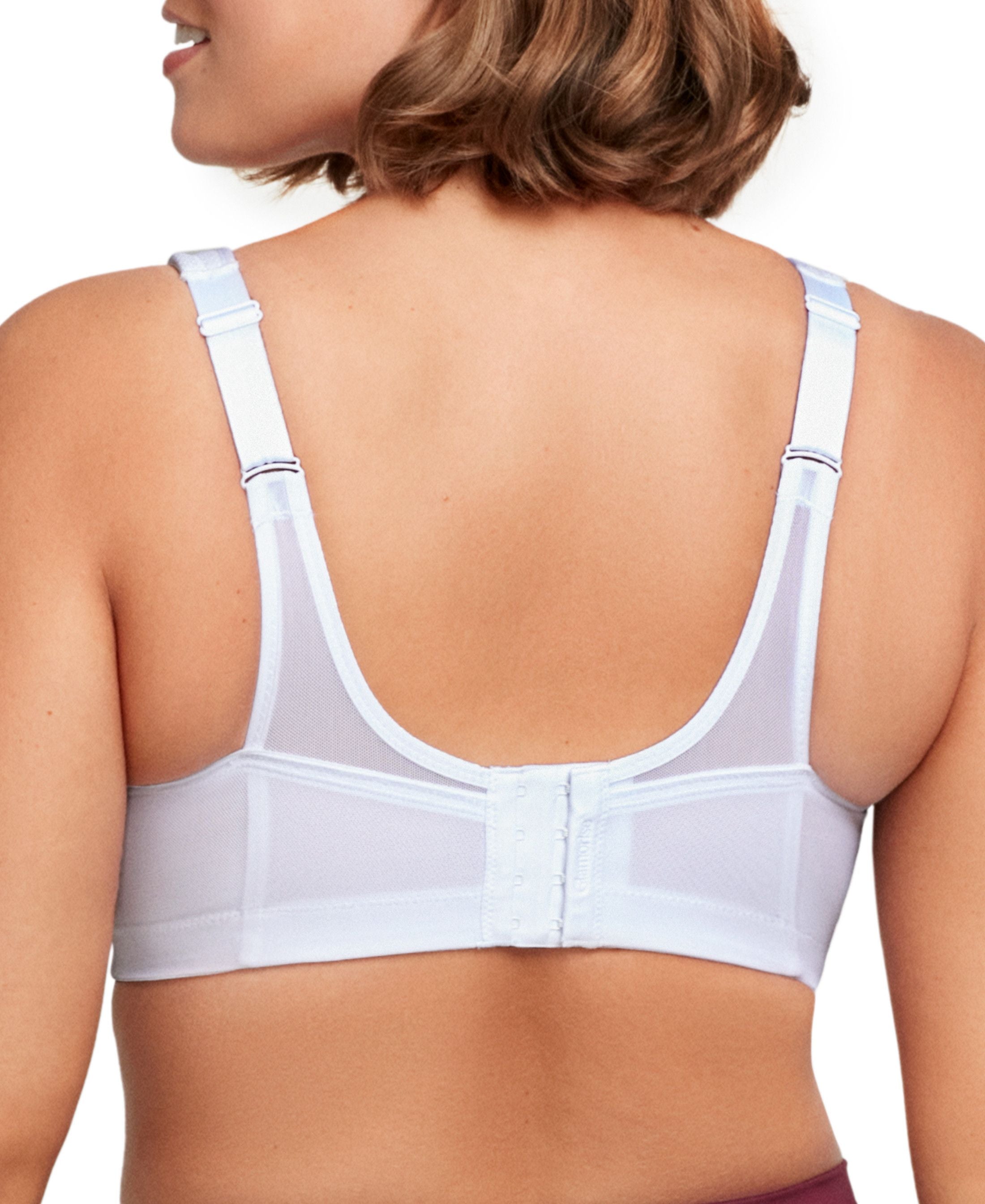  Glamorise MagicLift Seamless Sports Bra - White - Bonton