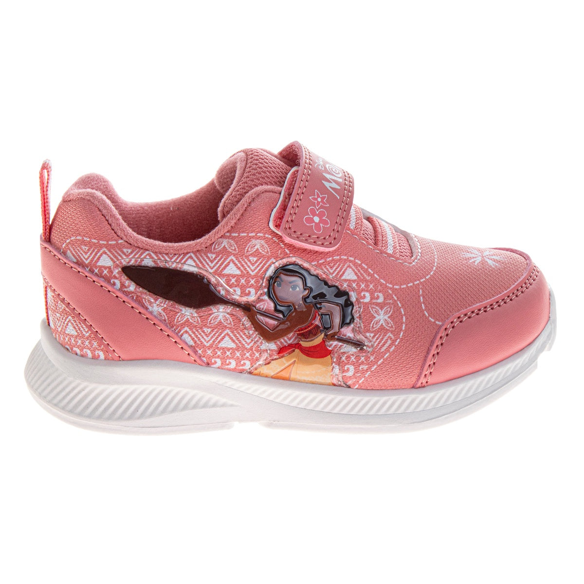  Josmo Disney Moana Girls' Hook and Loop Light Up Fashion Sneakers (Toddlers) - 6 - Bonton