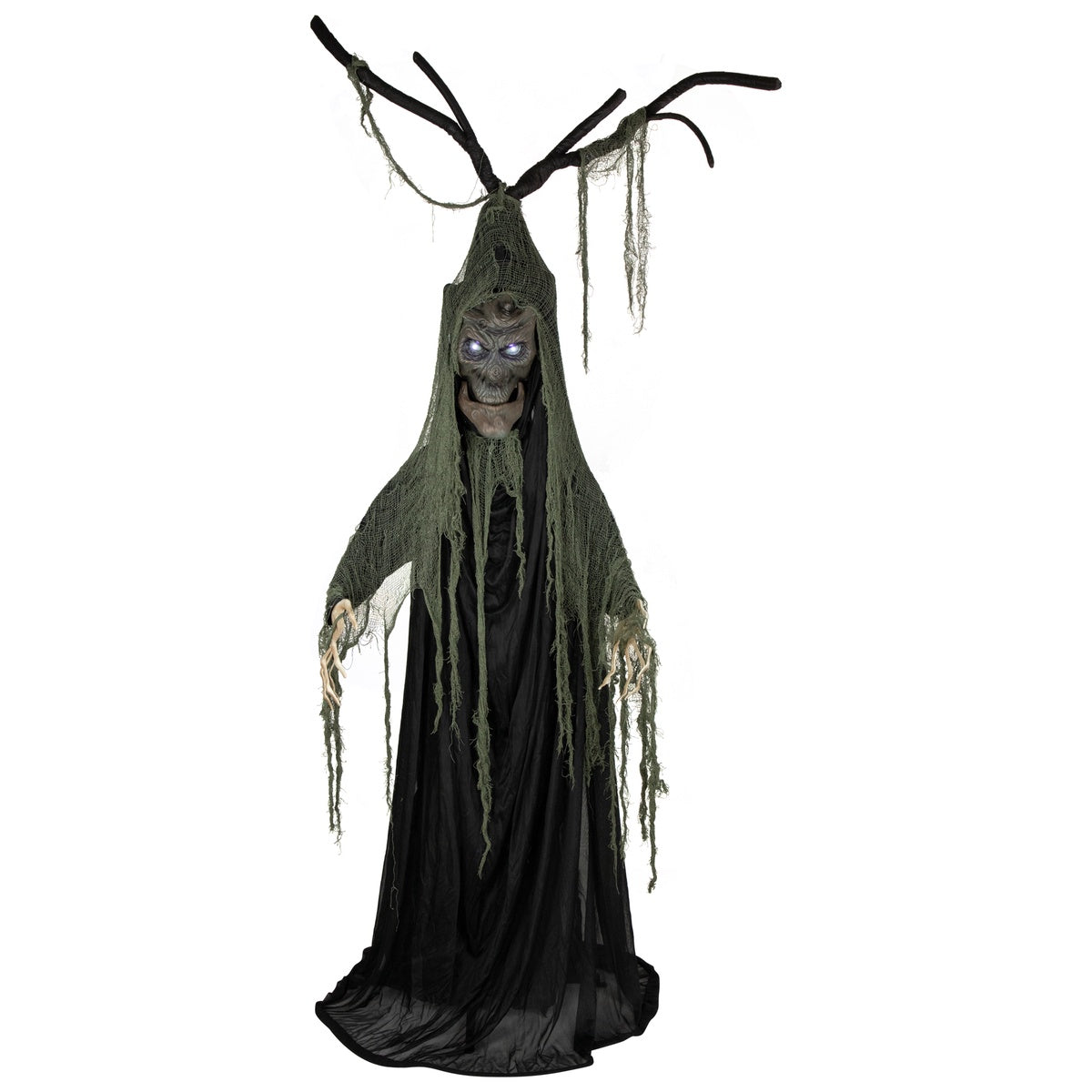  Northlight Animated Tree Man With Flashing Eyes Halloween Decoration - 7' - LED White Lights - Default Title - Bonton