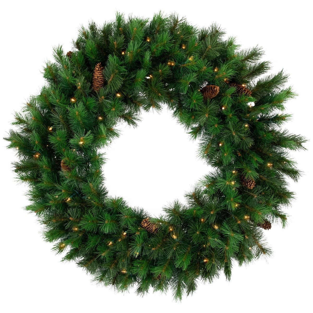  Northlight Pre-Lit Royal Oregon Pine Artificial Christmas Wreath - 48