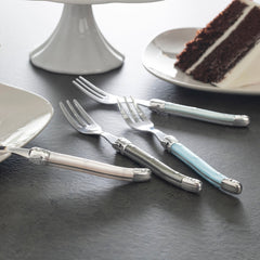 Laguiole Cake Forks, Set of 4 - Mother of Pearl