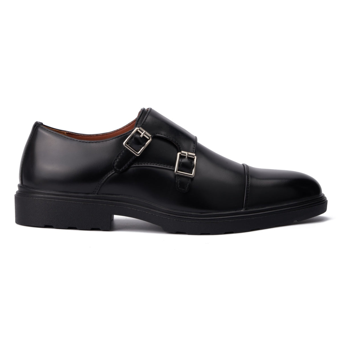  Xray Footwear Men's Gavin Monk Strap Dress Shoe - BLACK - Bonton