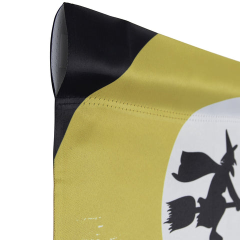 Spooky House Halloween Outdoor House Flag With Bats and Witch 28" X 40"