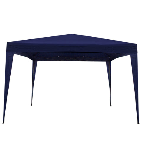 10' X 10' Navy Blue Pop-Up Outdoor Canopy Gazebo