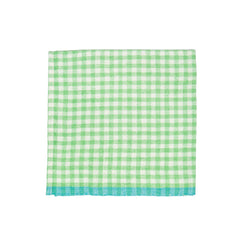 Two-Tone Gingham Napkins, Set of 4