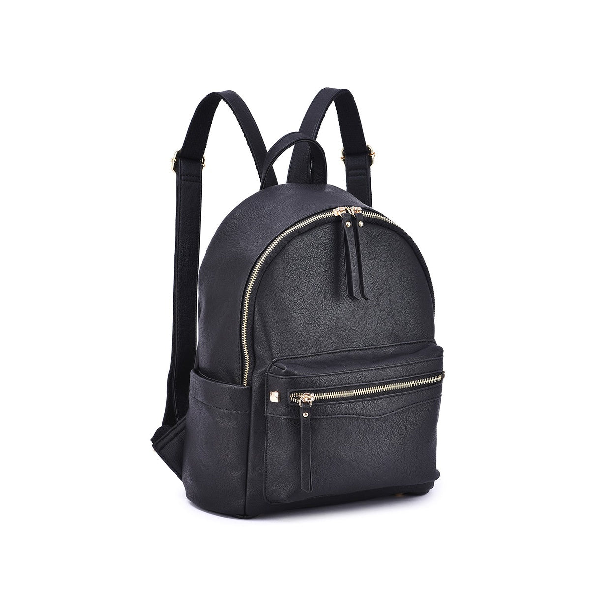  Mellow World Lacey Solid Backpack - Black - Bonton