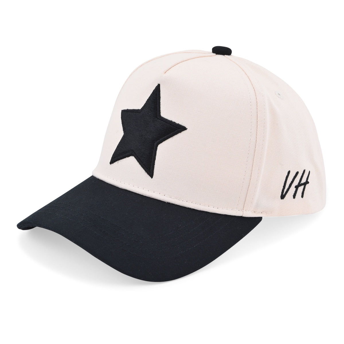  Vintage Havana Vintage Havana Trucker Hat for Women & Men – Black & Tan Adjustable Cap – Embroidered Pony Hair Star - Default Title - Bonton