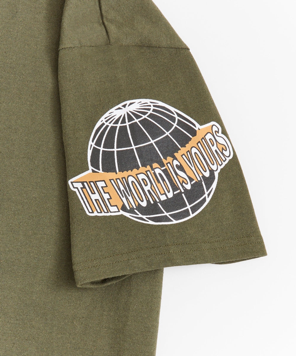  Reason Clothing Scarface Racing Short Sleeve Tee - Olive Green - OLIVE GREEN - Bonton