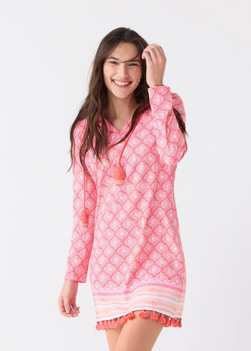  Cabana Life Amelia Island Hooded Cover Up - XS - Bonton