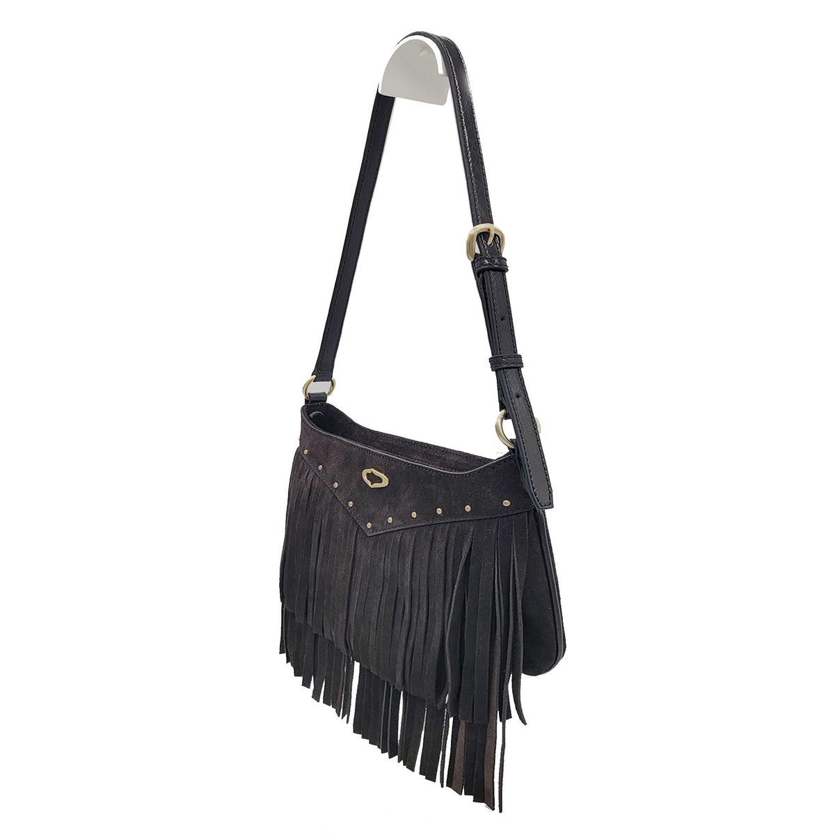  Oryany Moroccan Fringe Shoulder - Dark Chocolate - Bonton