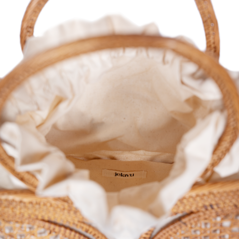 Mariposa - Medium Satchel - Natural/Ivory / One Size