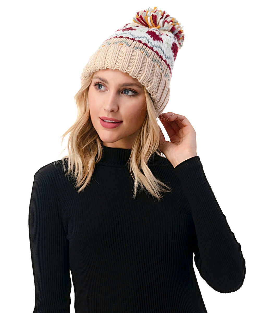  Marcus Adler The Elizabeth Beanie - Burgundy - Bonton