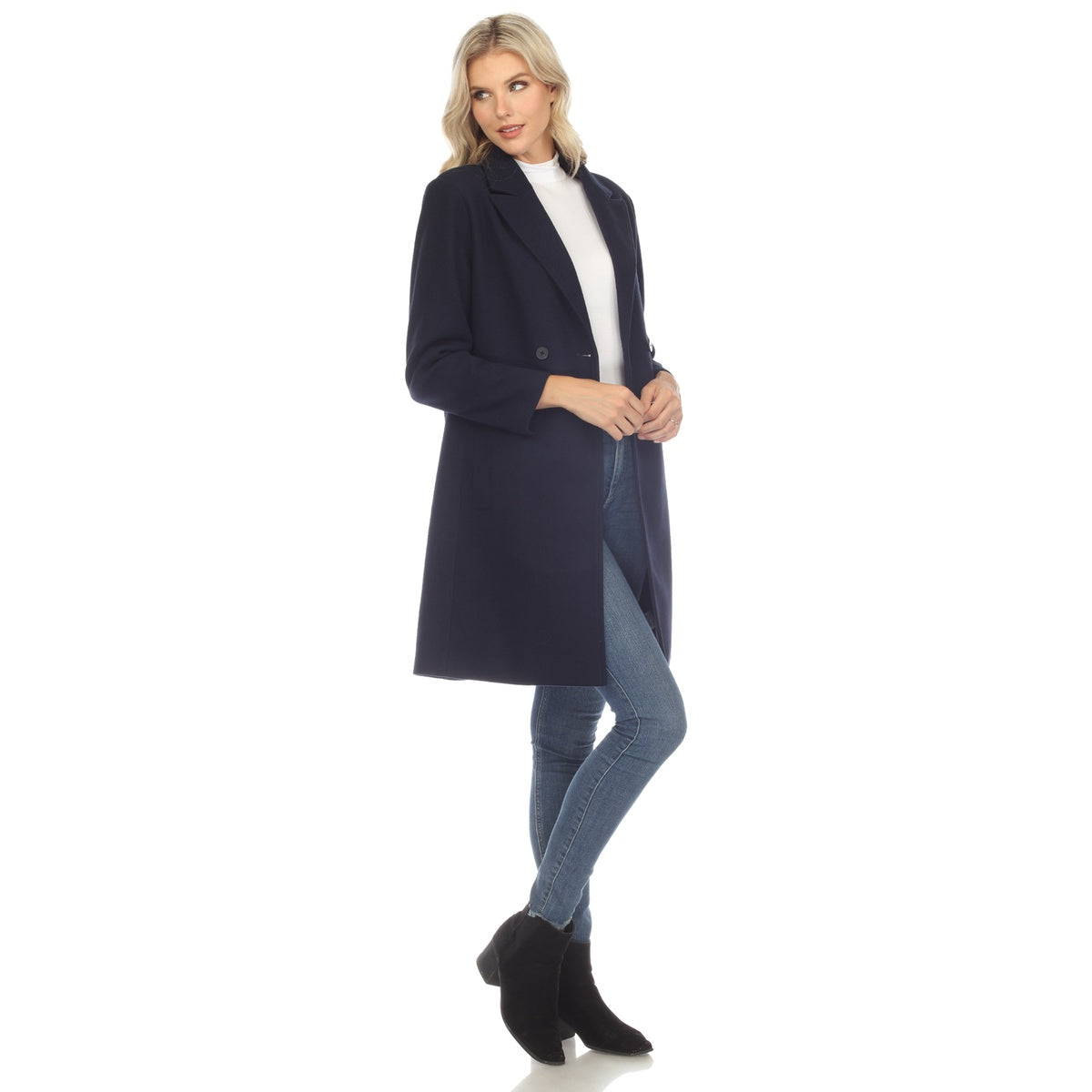  White Mark Women's Classic Walker Coat - Small - Bonton