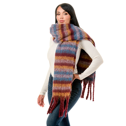 Stripe Woven Scarf