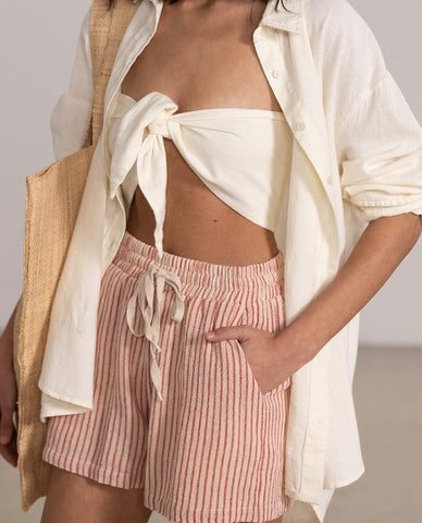 Drawstring Cover Up Shorts