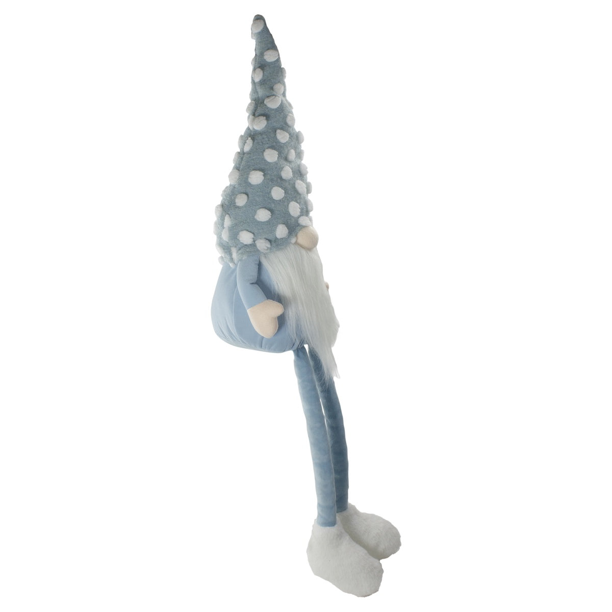  Northlight Sitting Spring Gnome Figure With a Pointy Polka Dot Hat - 34