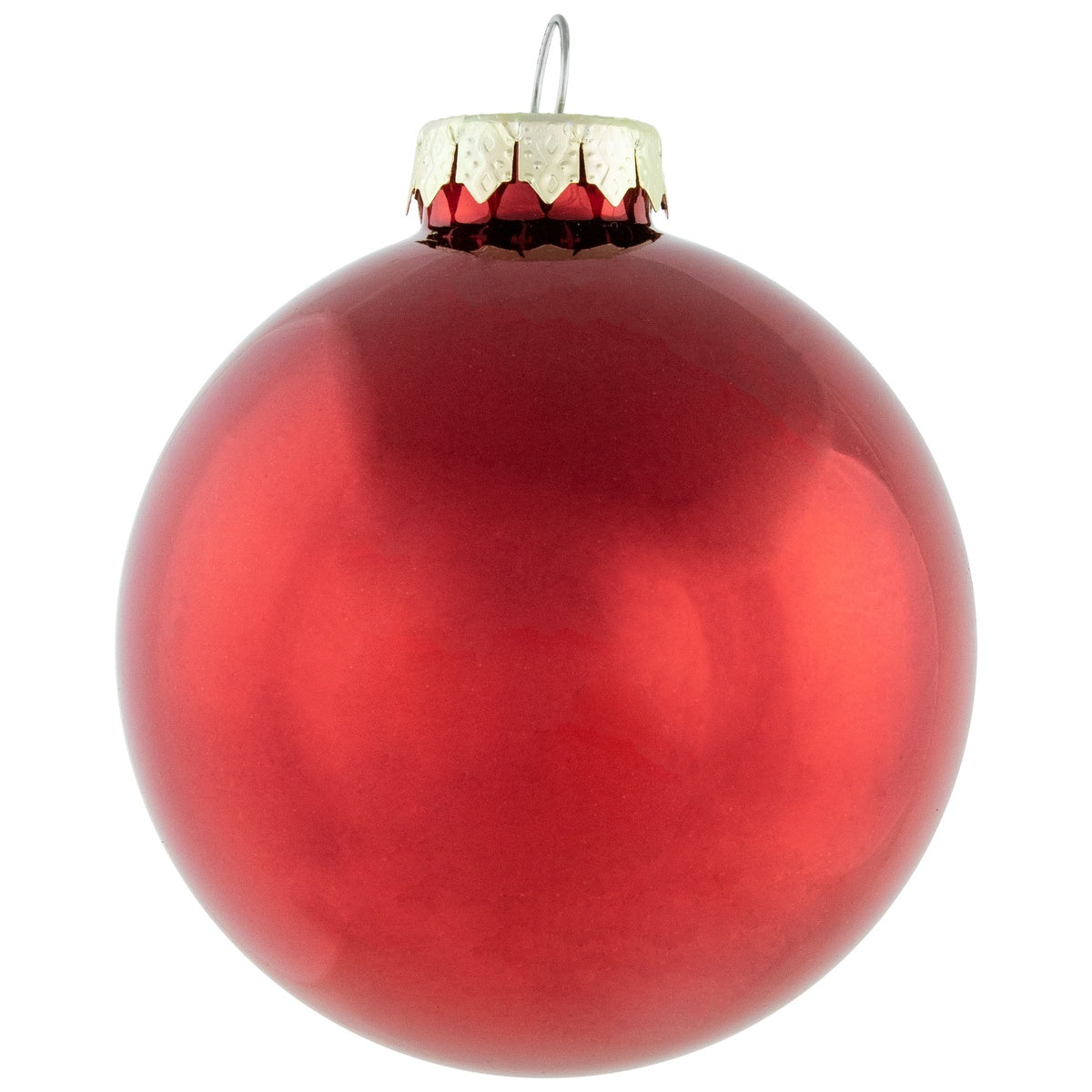  Northlight 96ct Shiny and Matte Red Glass Ball Christmas Ornaments 3.25 (80mm) - Default Title - Bonton