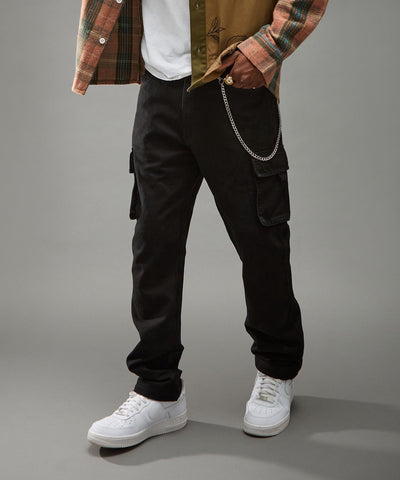 Workwear Cargo Pants - Black