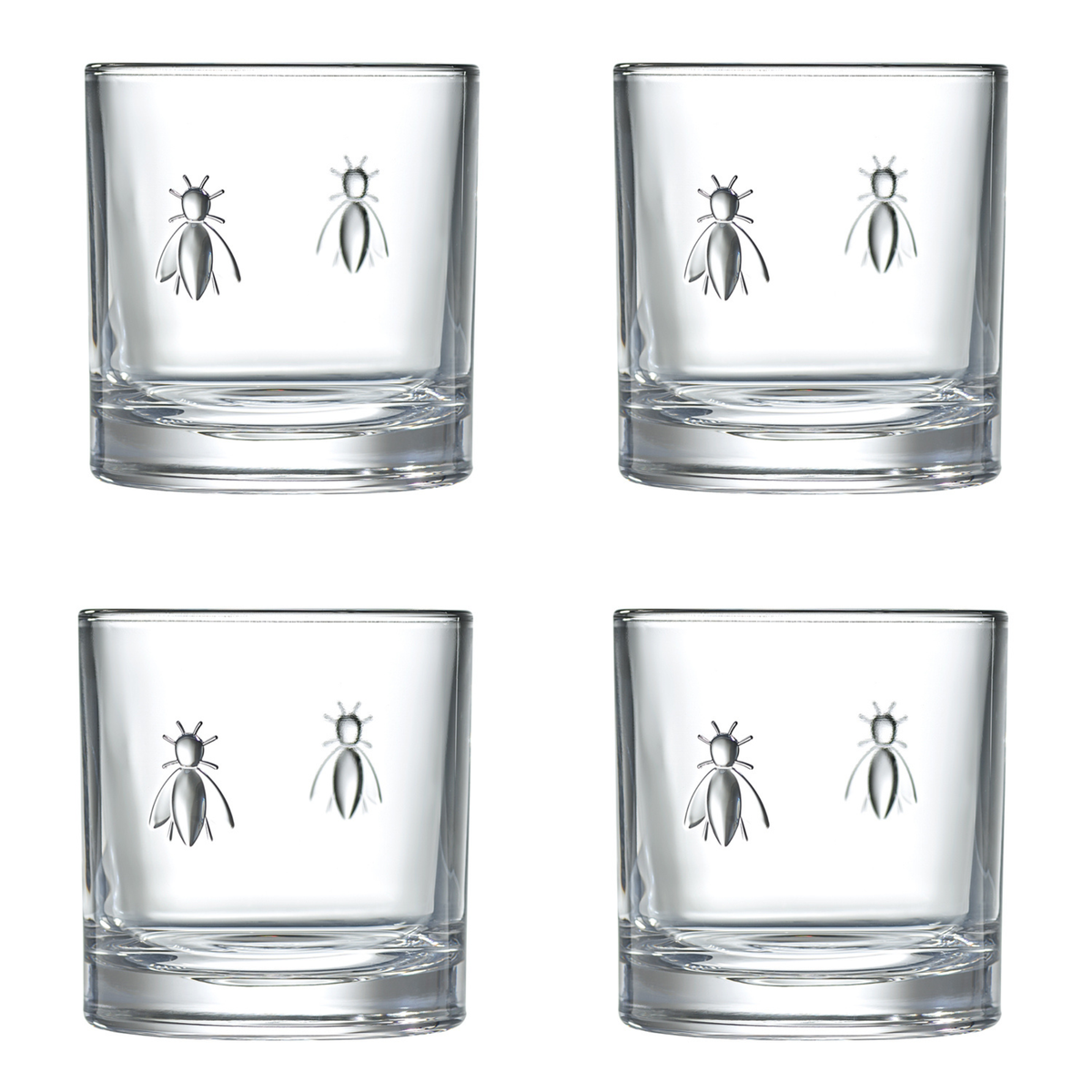  La Rochere Bee Whiskey Glasses - Set of 4 - Default Title - Bonton