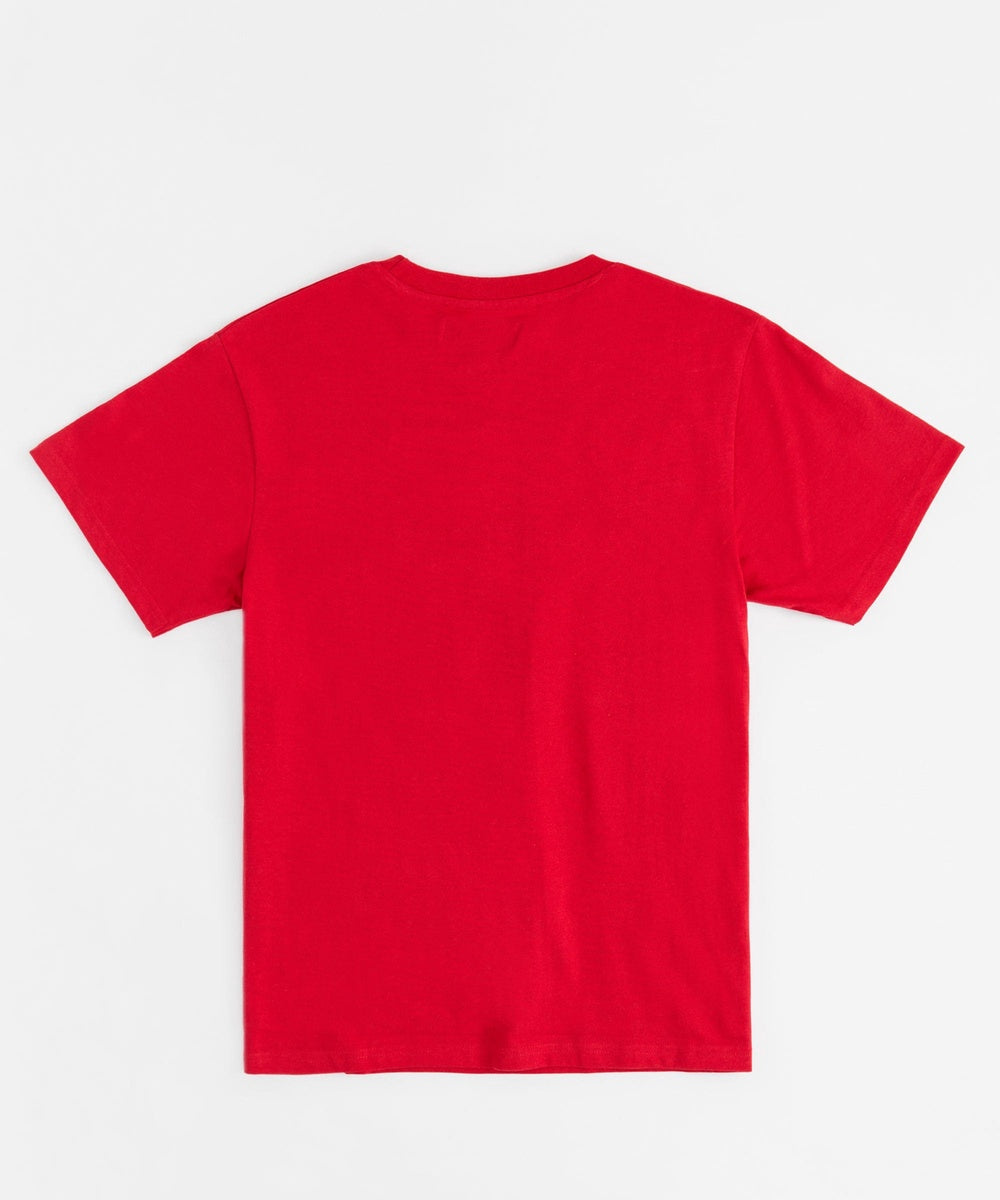  Reason Clothing Plus Size Pablo Cartoon Applique Short Sleeve Tee - Red - RED - Bonton