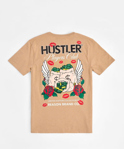 Hustler Players Club Short Sleeve Tee - Clay
