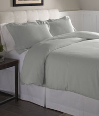 Solid & Print Flannel Duvet Sets Savannah