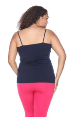 Plus Size Lace Trim Tank Top