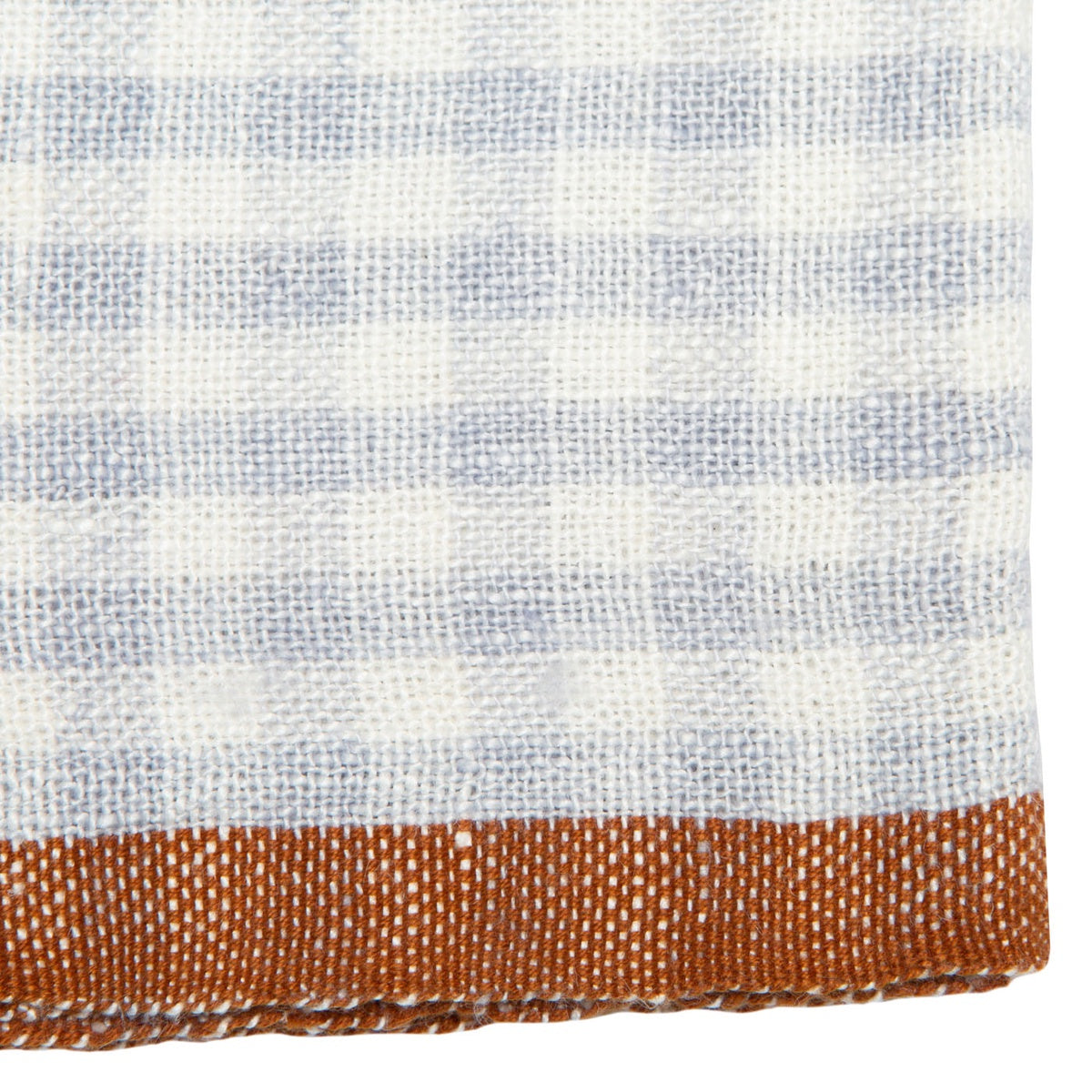  Caravan Two-Tone Gingham Napkins, Set of 4 - Natural & Dijon - Bonton